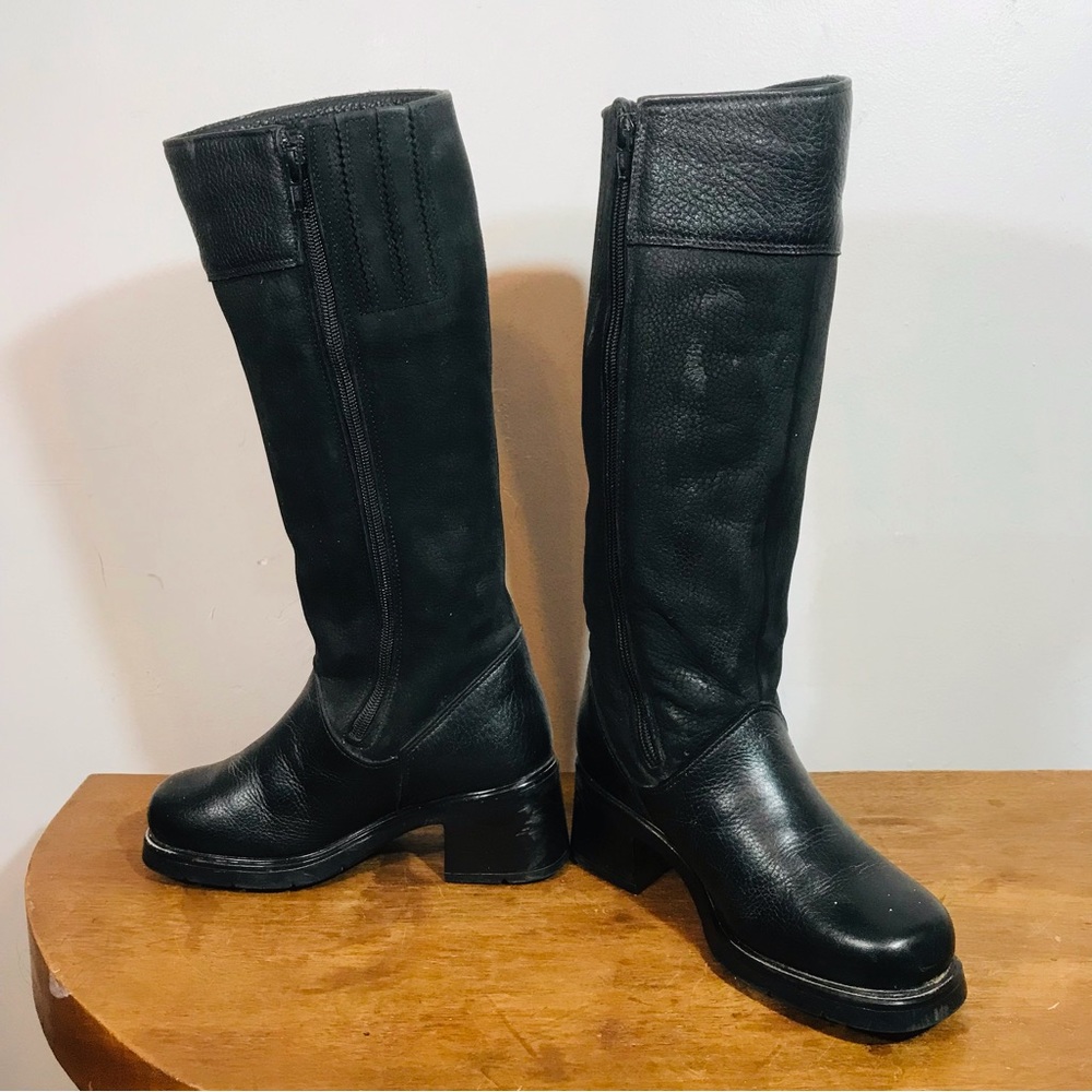 Pajar Women’s Tall Black Winter Rain Boots - Picture 4 of 8